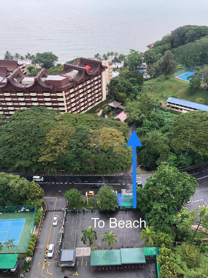 Beach Resort 7 Home Stay Sri Sayang Apartment Batu Ferringhi 3Bedroom מראה חיצוני תמונה